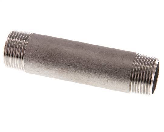 R 3/4'' Stainless steel Double Pipe Nipple 20 Bar DIN 2982 - 100mm