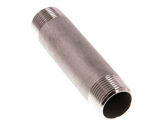 R 3/4'' Stainless steel Double Pipe Nipple 20 Bar DIN 2982 - 100mm