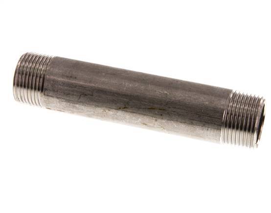 R 3/4'' Stainless steel Double Pipe Nipple 20 Bar DIN 2982 - 120mm