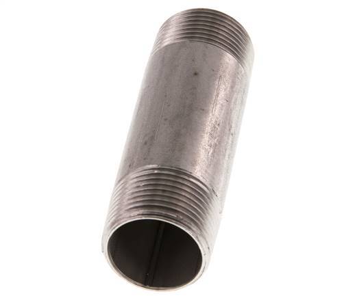 R 3/4'' Stainless steel Double Pipe Nipple 20 Bar DIN 2982 - 80mm