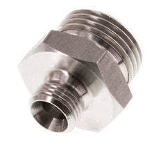 G 3/8'' x G 1/8'' Acero inoxidable de doble espiga 40 Bar