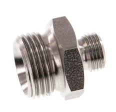 G 3/8'' x G 1/8'' Acero inoxidable de doble espiga 40 Bar