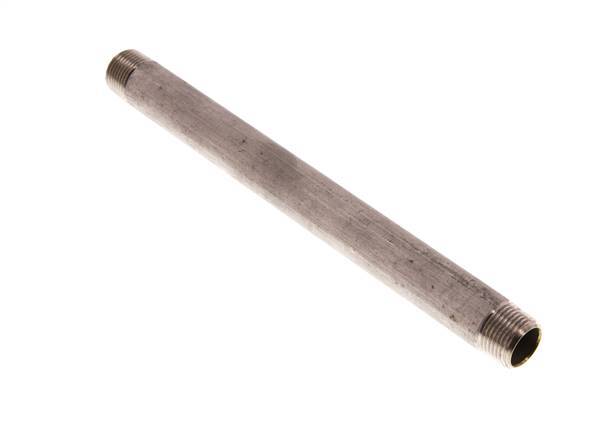 R 3/8'' Stainless steel Double Pipe Nipple 20 Bar DIN 2982 - 180mm