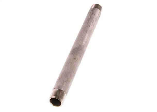 R 3/8'' Stainless steel Double Pipe Nipple 20 Bar DIN 2982 - 180mm