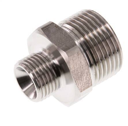 G 1'' x G 1/2'' Acero inoxidable de doble espiga 40 Bar
