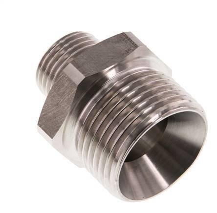 G 1'' x G 1/2'' Acero inoxidable de doble espiga 40 Bar