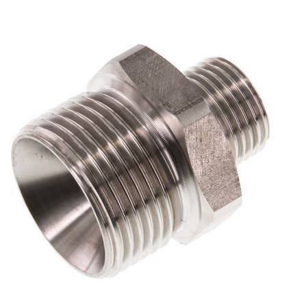 G 1'' x G 1/2'' Acero inoxidable de doble espiga 40 Bar