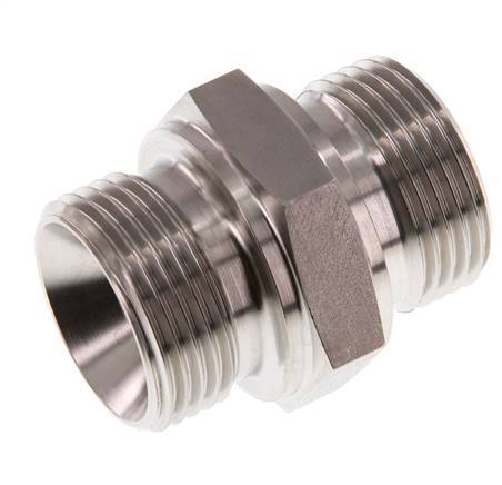 G 1'' Barra de acero inoxidable de doble espiga 345 - Hidráulica