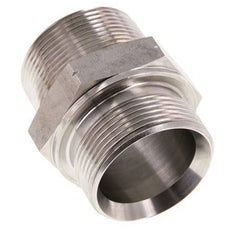 1 1/2'' NPT x G 1 1/2'' Acero inoxidable Espiga doble 40 Bar - Hidráulico