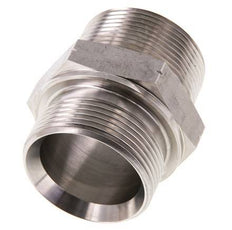 1 1/2'' NPT x G 1 1/2'' Acero inoxidable Espiga doble 40 Bar - Hidráulico