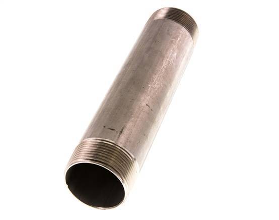 R 1 1/2'' Stainless steel Double Pipe Nipple 20 Bar DIN 2982 - 200mm