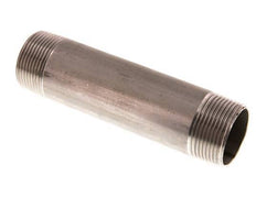 R 1 1/4'' Stainless steel Double Pipe Nipple 20 Bar DIN 2982 - 150mm