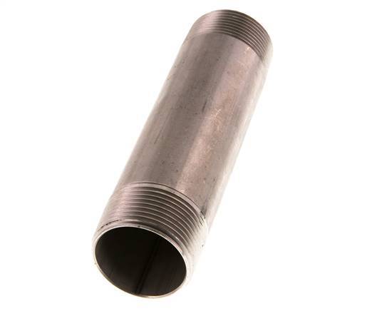 R 1 1/4'' Stainless steel Double Pipe Nipple 20 Bar DIN 2982 - 150mm