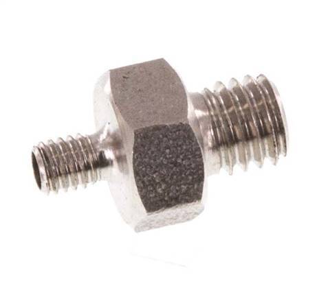 M5 x M3 Espiga doble de acero inoxidable 40 Bar