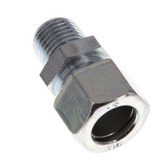 R 1/4'' Male x 12LL Zinc plated Steel Straight Cutting Ring 100 Bar DIN 2353 [2 Pieces]