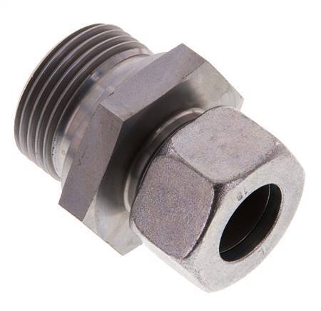 G 1'' Macho x 18L Anillo de corte recto de acero galvanizado 315 Barra DIN 2353