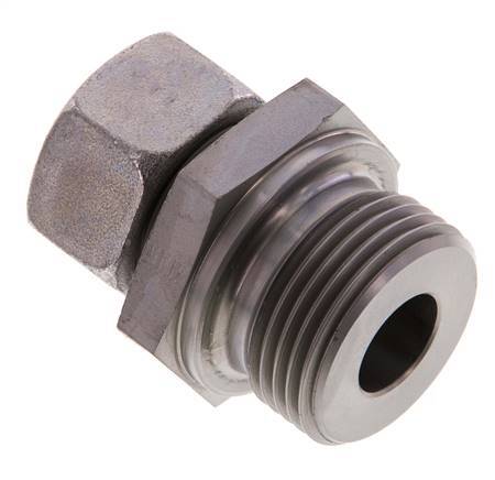G 1'' Macho x 18L Anillo de corte recto de acero galvanizado 315 Barra DIN 2353