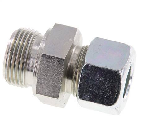 G 1'' Macho x 20S Anillo de corte recto de acero galvanizado 400 Bar DIN 2353
