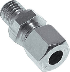 R 1/4'' Male x 12LL Zinc plated Steel Straight Cutting Ring 100 Bar DIN 2353 [2 Pieces]