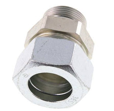 G 1 1/4'' Macho x 38S Anillo de corte recto de acero cincado con junta FKM 315 Bar DIN 2353