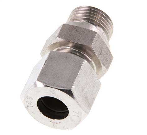 G 1/2'' Macho x 14S Anillo de corte recto de acero inoxidable 630 Barra DIN 2353