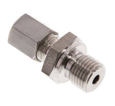 G 1/4'' Macho x 6L Anillo de corte recto de acero inoxidable 315 Barra DIN 2353