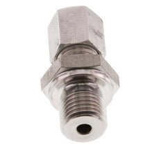 G 1/4'' Macho x 6L Anillo de corte recto de acero inoxidable 315 Barra DIN 2353