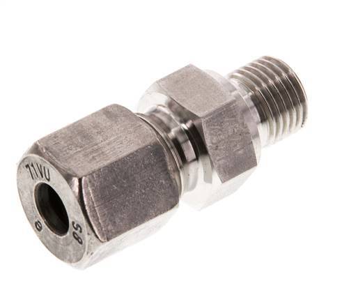 G 1/4'' Macho x 8S Anillo de corte recto de acero inoxidable 630 Barra DIN 2353