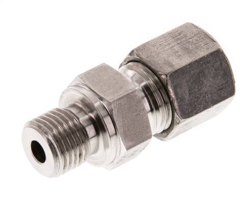 G 1/4'' Macho x 8S Anillo de corte recto de acero inoxidable 630 Barra DIN 2353