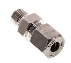 G 1/4'' Macho x 8S Anillo de corte recto de acero inoxidable 630 Barra DIN 2353