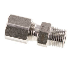 R 1/8'' Macho x 6LL Anillo de corte recto de acero inoxidable 100 Bar DIN 2353