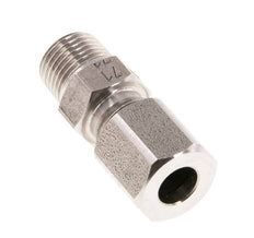 R 1/8'' Macho x 6LL Anillo de corte recto de acero inoxidable 100 Bar DIN 2353