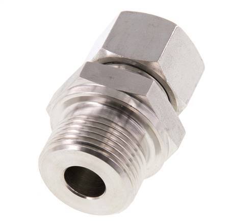 G 3/4'' Macho x 15L Anillo de corte recto de acero inoxidable 315 Barra DIN 2353