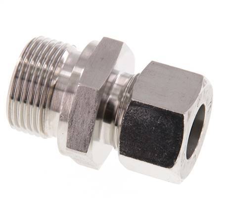 G 3/4'' Macho x 15L Anillo de corte recto de acero inoxidable 315 Barra DIN 2353