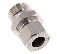 G 3/4'' Macho x 15L Anillo de corte recto de acero inoxidable 315 Barra DIN 2353