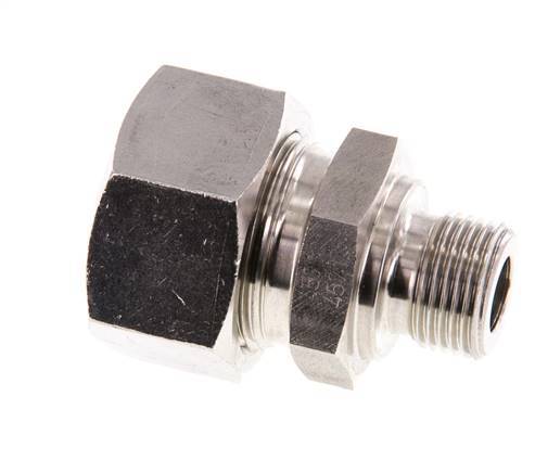 G 3/8'' Macho x 18L Acero inoxidable Anillo de corte recto 315 Barra DIN 2353