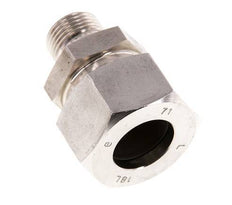 G 3/8'' Macho x 18L Acero inoxidable Anillo de corte recto 315 Barra DIN 2353