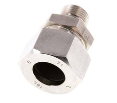 G 3/8'' Macho x 18L Acero inoxidable Anillo de corte recto 315 Barra DIN 2353