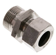 G 1'' Macho x 22L Anillo de corte recto de acero inoxidable 160 Bar DIN 2353