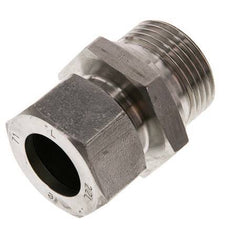 G 1'' Macho x 22L Anillo de corte recto de acero inoxidable 160 Bar DIN 2353