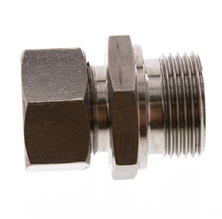 G 1'' Macho x 22L Anillo de corte recto de acero inoxidable 160 Bar DIN 2353