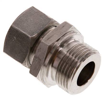 G 1'' Macho x 22L Anillo de corte recto de acero inoxidable 160 Bar DIN 2353