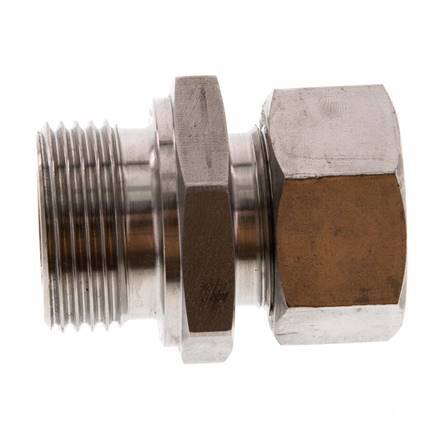 G 1'' Macho x 22L Anillo de corte recto de acero inoxidable 160 Bar DIN 2353
