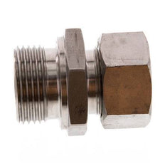 G 1'' Macho x 22L Anillo de corte recto de acero inoxidable 160 Bar DIN 2353