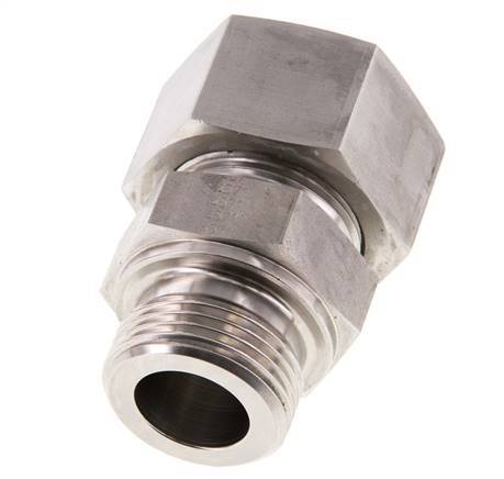 G 1'' Macho x 25S Anillo de corte recto de acero inoxidable 400 Bar DIN 2353