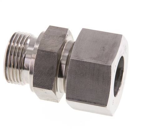 G 1'' Macho x 25S Anillo de corte recto de acero inoxidable 400 Bar DIN 2353