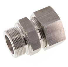 G 1 1/2'' Macho x 38S Anillo de corte recto de acero inoxidable 315 Barra DIN 2353