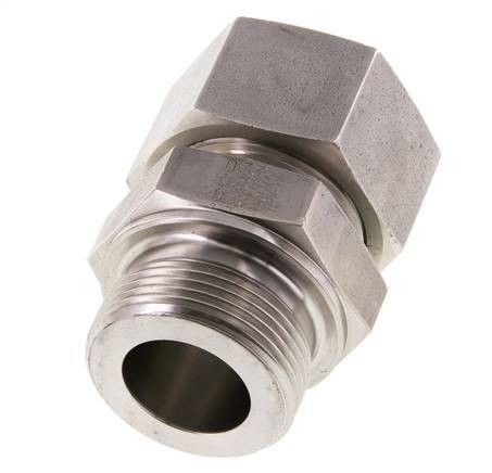G 1 1/4'' Macho x 30S Anillo de corte recto de acero inoxidable 400 Bar DIN 2353