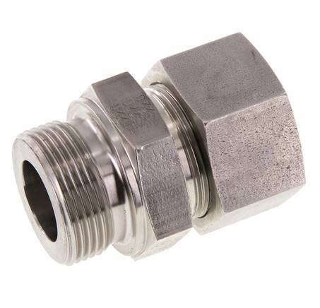 G 1 1/4'' Macho x 30S Anillo de corte recto de acero inoxidable 400 Bar DIN 2353