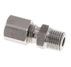 M10x1 Macho x 6LL Anillo de corte recto de acero inoxidable 100 Bar DIN 2353